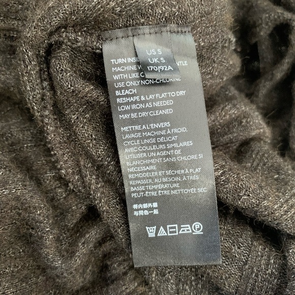 MAEVE Anthropologie Rafaela Hacci Surplice Top Brown Size Small - Picture 9 of 9